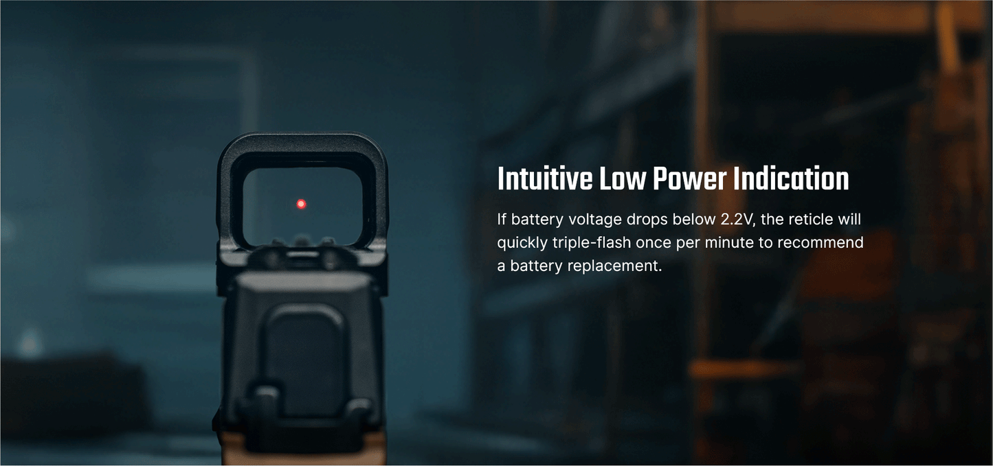 Osight K 6 MOA Red Dot Sight with RMSc Footprint
