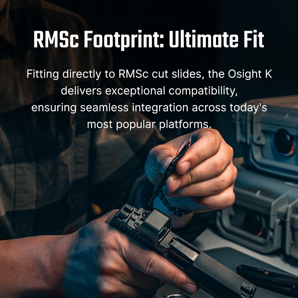 Osight K 6 MOA Red Dot Sight with RMSc Footprint