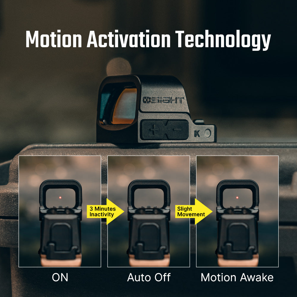 Osight K 6 MOA Red Dot Sight with RMSc Footprint