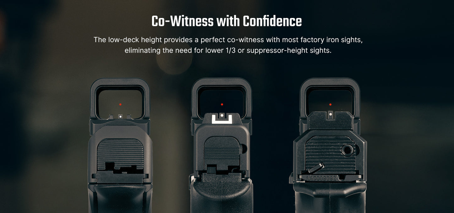 Osight K 6 MOA Red Dot Sight with RMSc Footprint