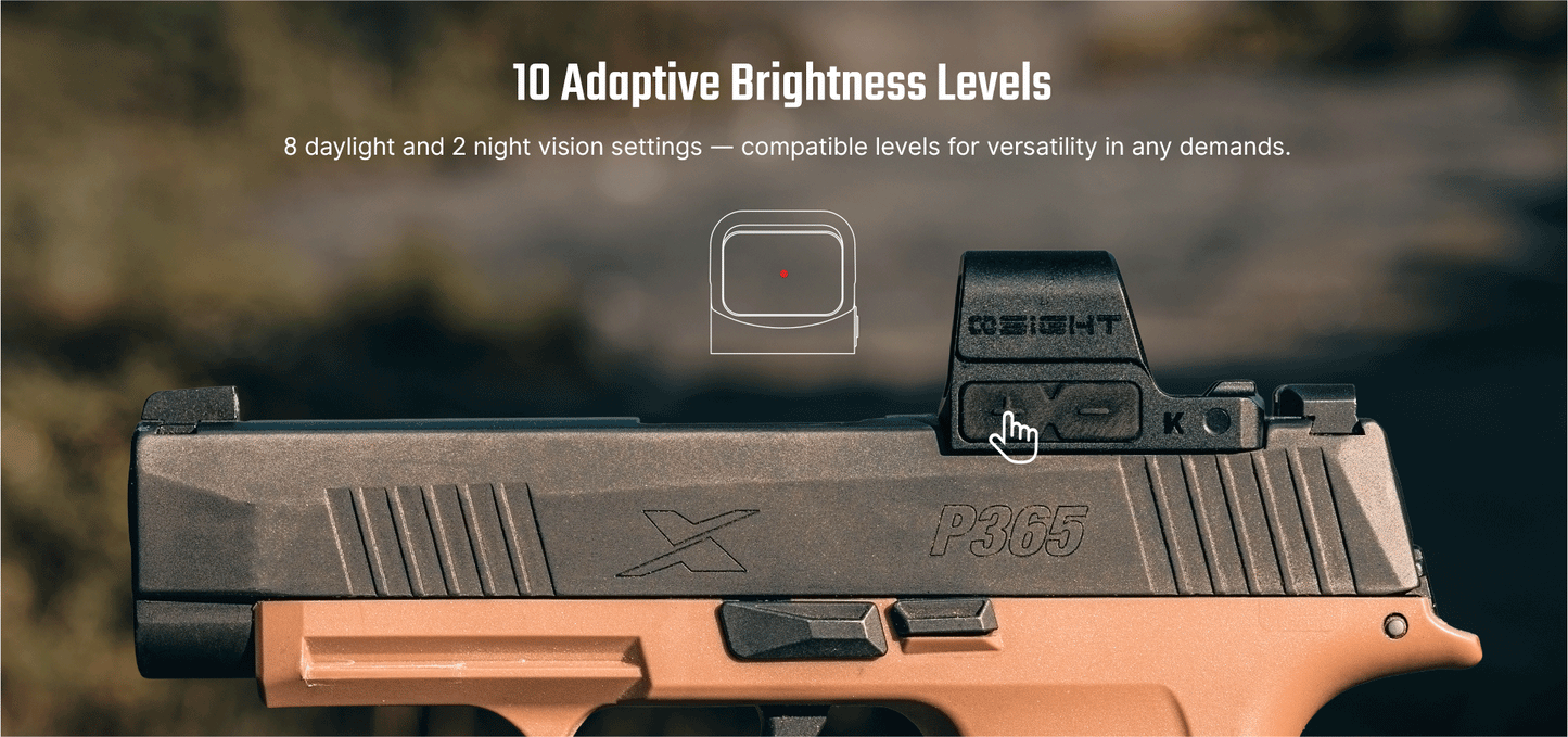 Osight K 6 MOA Red Dot Sight with RMSc Footprint
