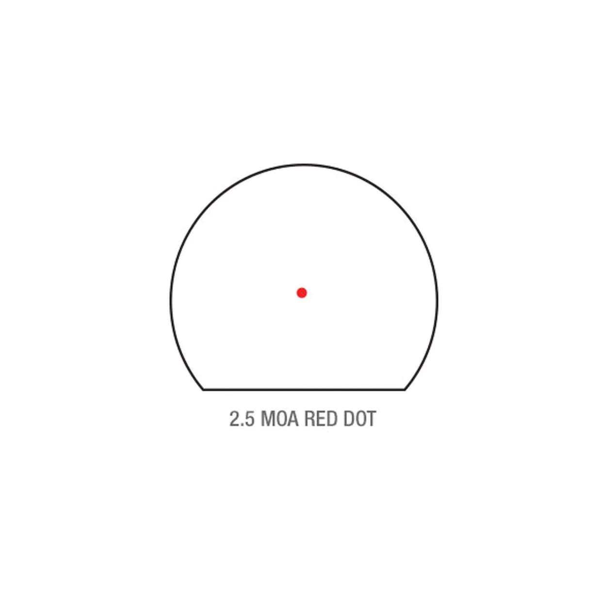 Trijicon SRO Sight Adjustable LED 2.5 MOA Red Dot