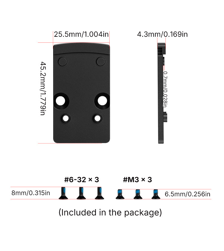 RMR to RMSc Adapter Plate