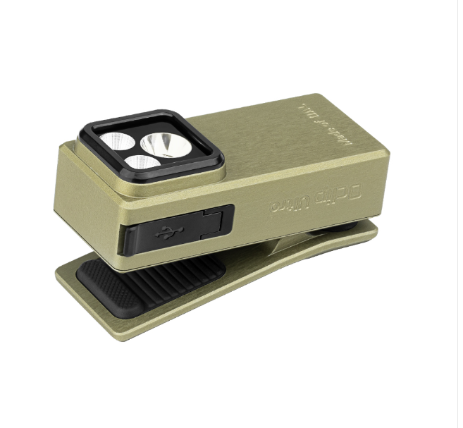 Oclip Ultra Clip-On EDC Light with Flood, Spot, and UV Modes