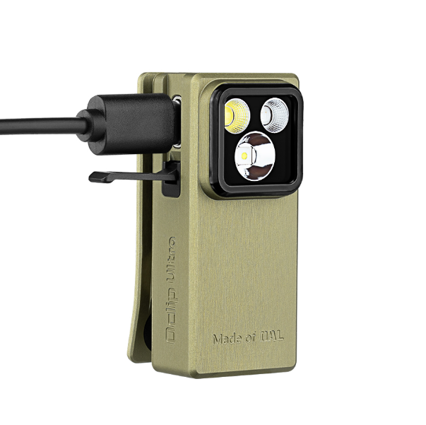 Oclip Ultra Clip-On EDC Light with Flood, Spot, and UV Modes