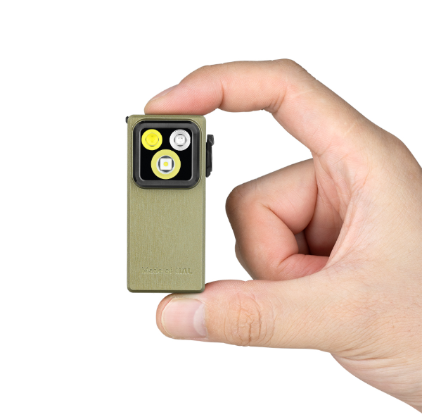 Oclip Ultra Clip-On EDC Light with Flood, Spot, and UV Modes