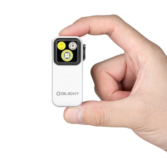 Oclip Pro Clip on Flashlight with Floodlight Spotlight and Red Light