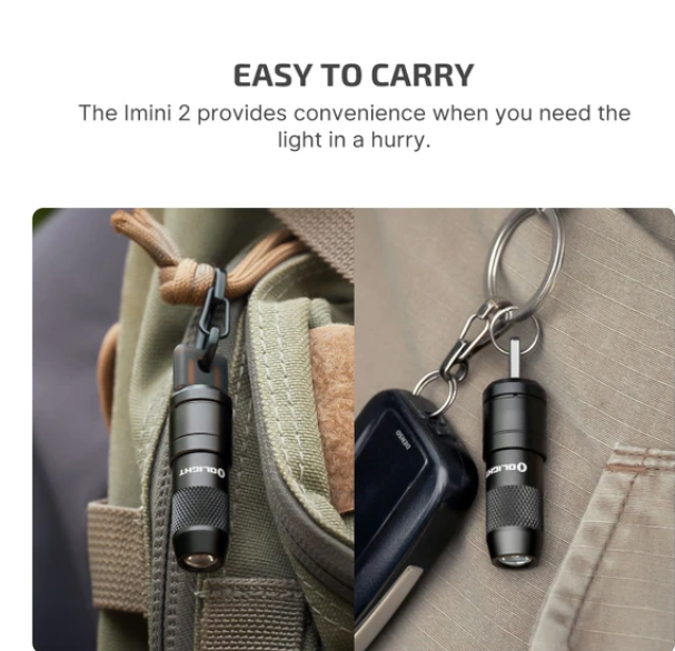 IMINI 2 Rechargeable Mini Flashlight
