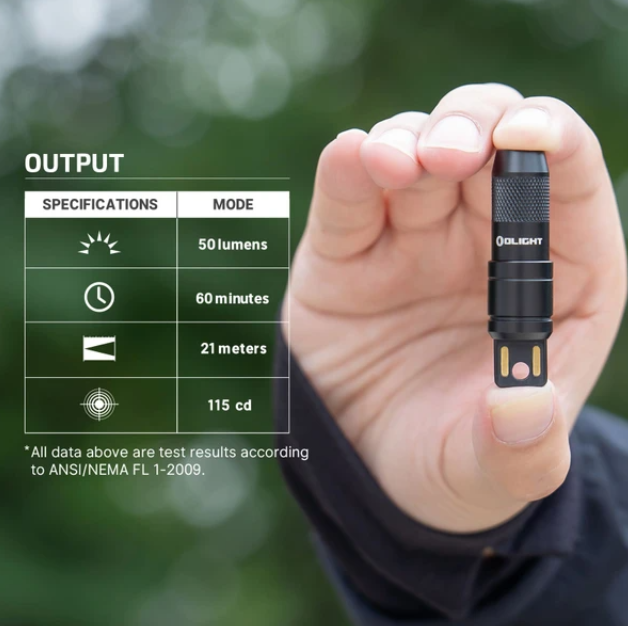IMINI 2 Rechargeable Mini Flashlight