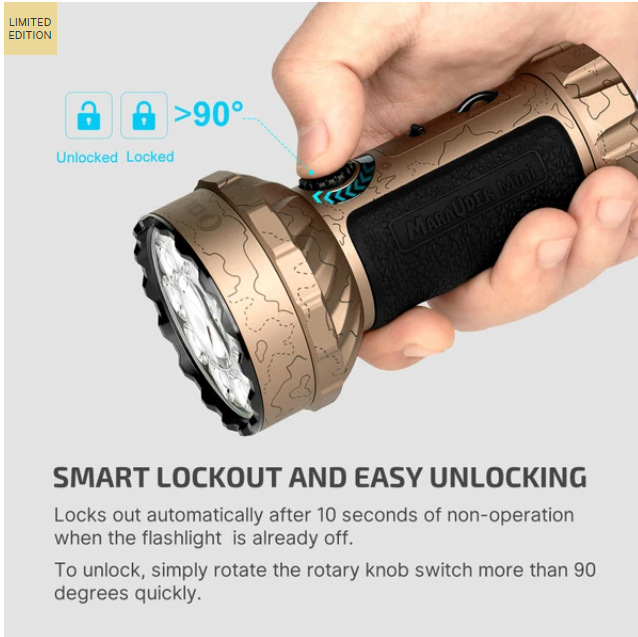 Marauder Mini Powerful LED Flashlight With RGB