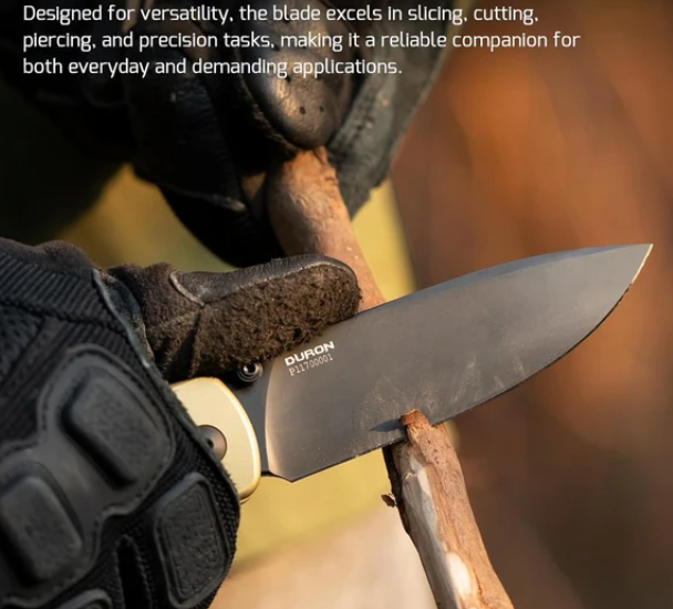 Duron Nitro-V Folding Knife with O-Aluminum Handle