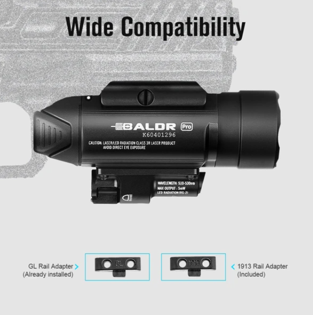 Baldr Pro Tactical Light & Green Laser