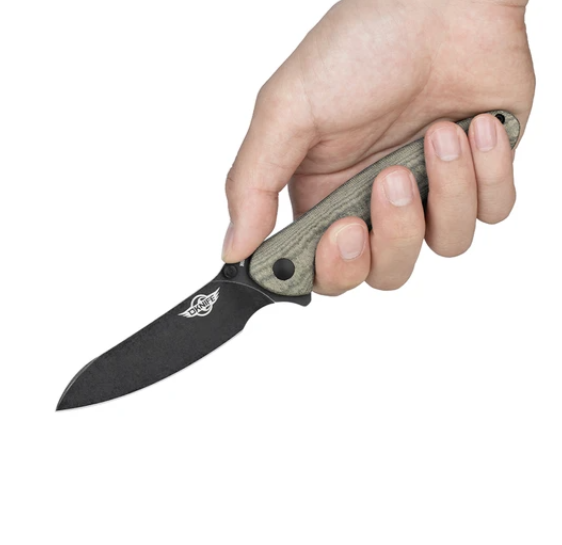 Drever OD Green with Micarta Handle
