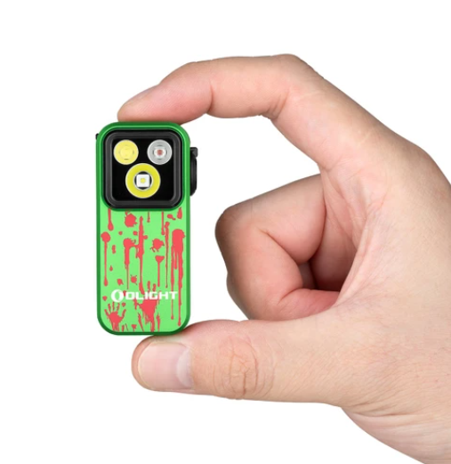 Oclip Pro Clip on Flashlight with Floodlight Spotlight and Red Light