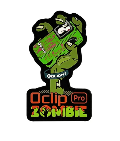 Oclip Pro Clip on Flashlight with Floodlight Spotlight and Red Light