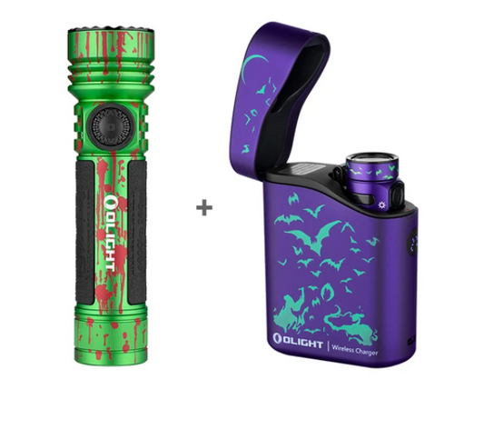 Seeker 4 Pro Zombie Green + Baton 4 Edition Nocturnal Sentinel-Premium