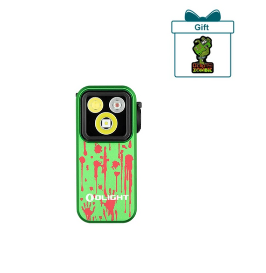 Oclip Pro Clip on Flashlight with Floodlight Spotlight and Red Light