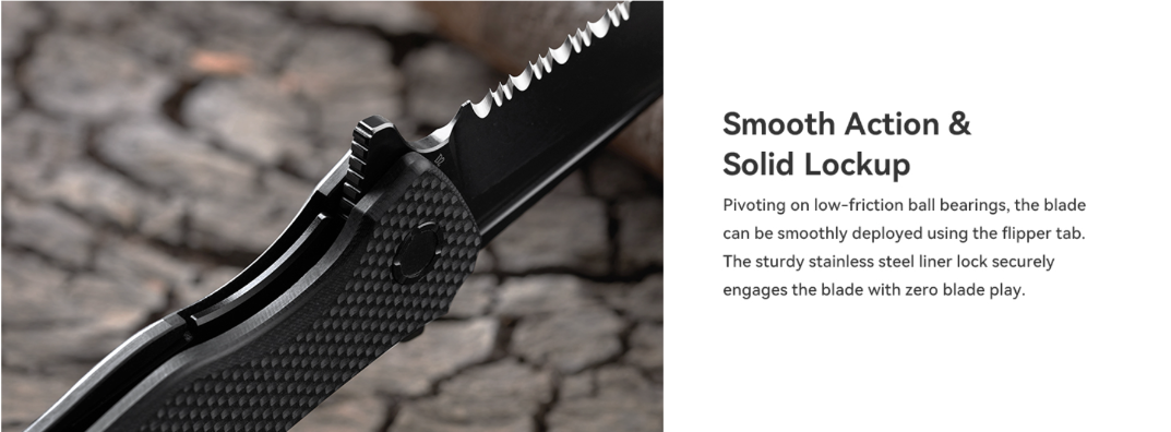 Sentry L2 Tactical Folding Tool with Partially Serrated Blade