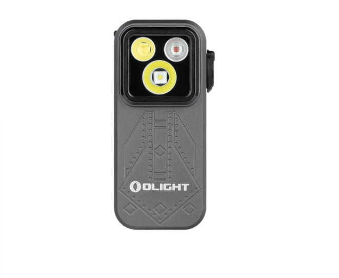 Oclip Pro Clip on Flashlight with Floodlight Spotlight and Red Light