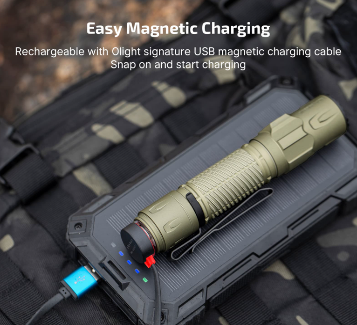 Warrior Ultra 2500 Lumens Tactical Flashlight with OAL Material