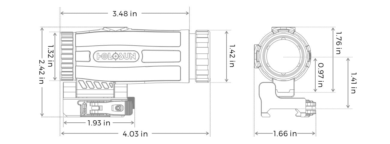 Holosun HM3X 3X Magnifier