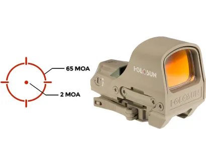 Holosun HS510C FDE Reflex Sight