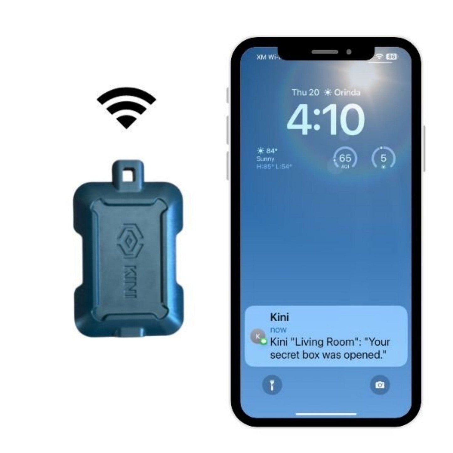Kini SafeAlert - Motion Sensor with Real-Time SMS Alerts