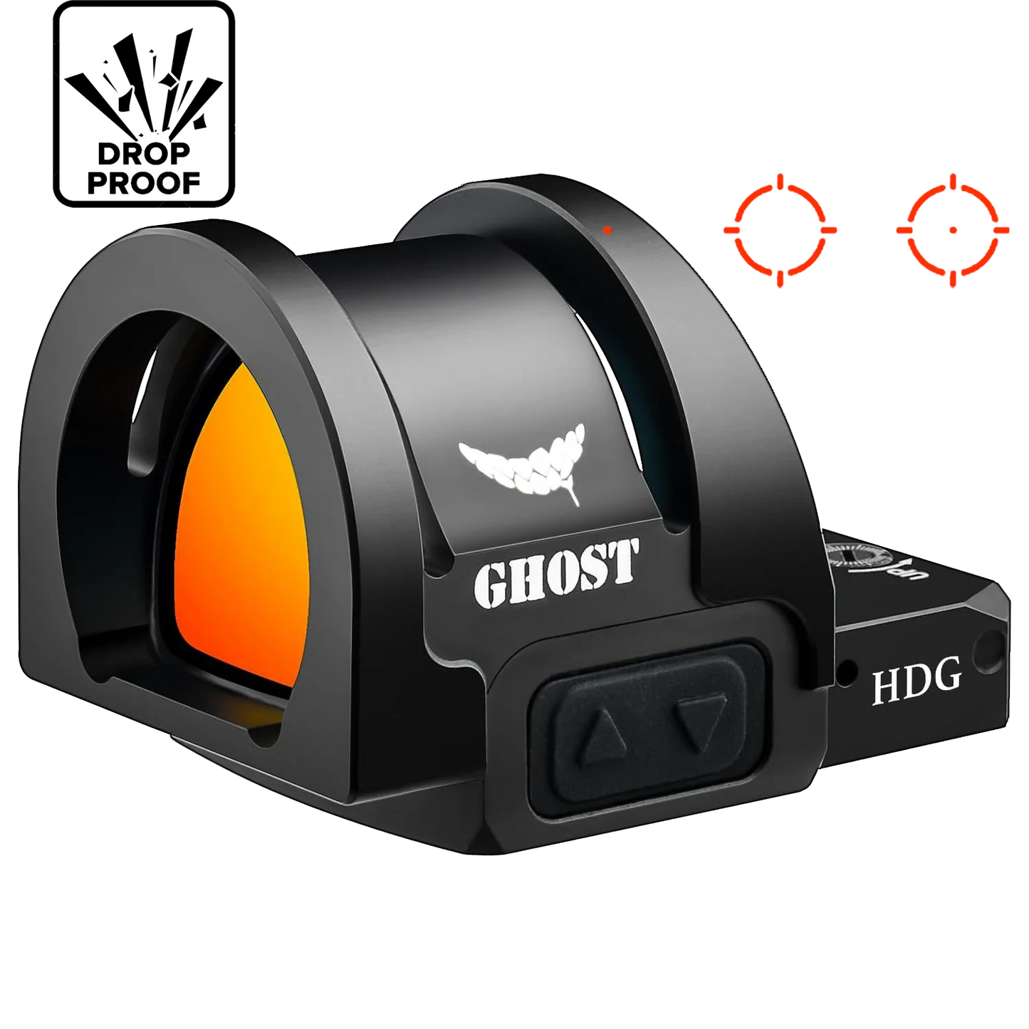 Cyelee Ghost HDG, Red 2 MOA Dot & 26 MOA Circle, For RMR/407C/507C Footprint