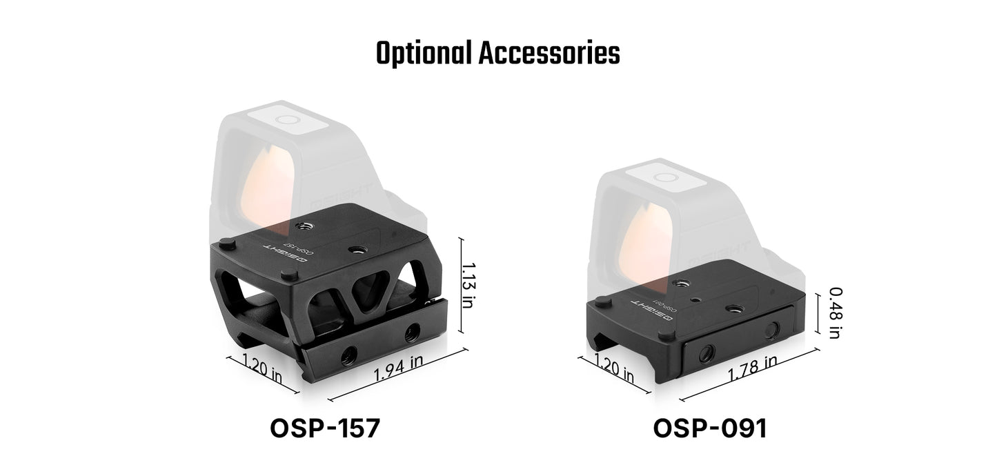 Osight X Open Red Dot Sight