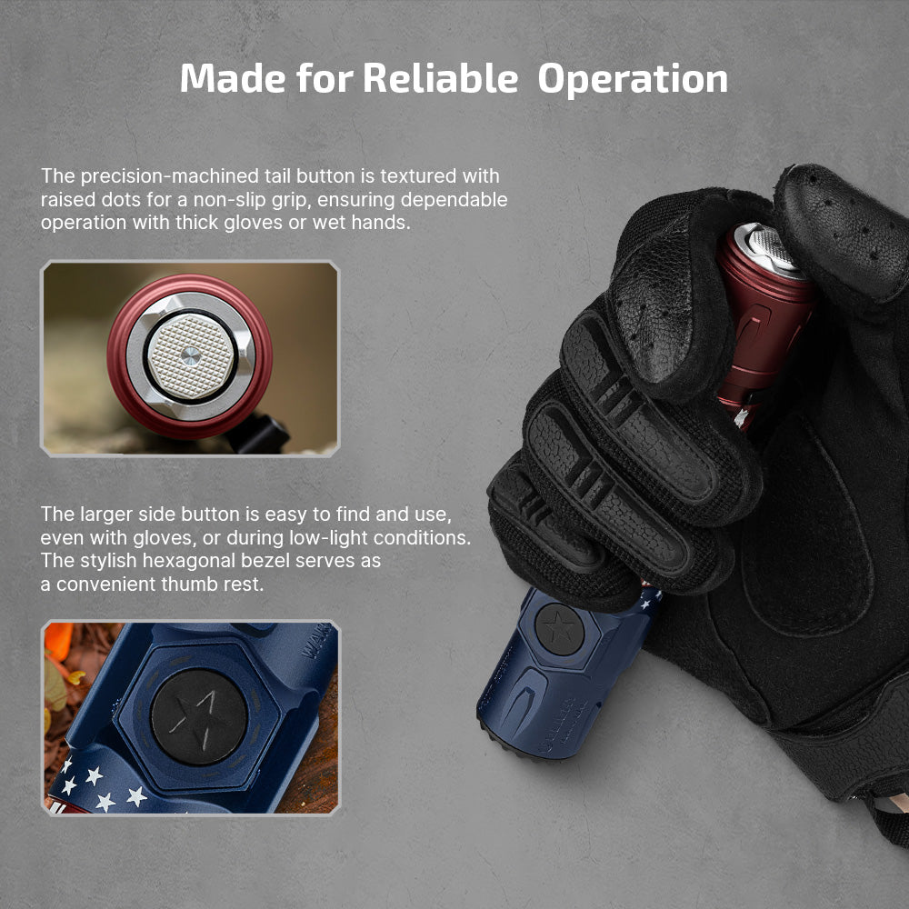 Warrior Ultra 2500 Lumens Tactical Flashlight with OAL Material