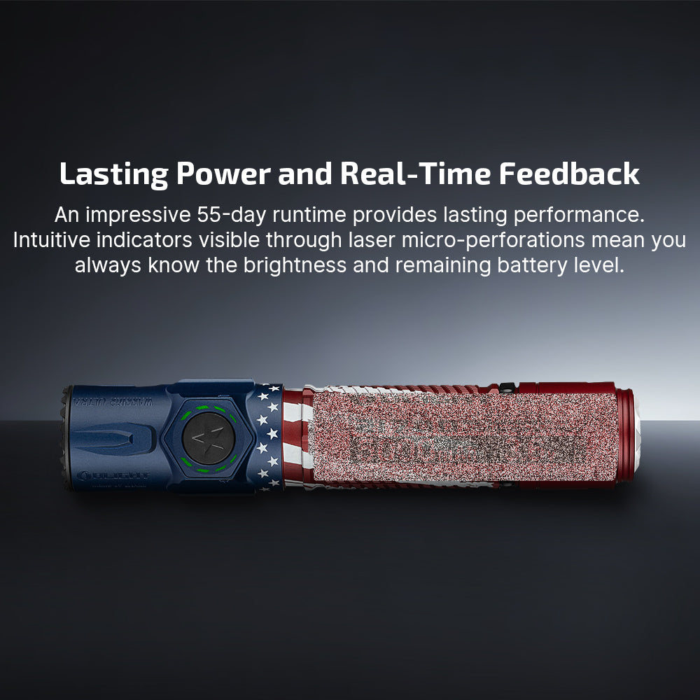 Warrior Ultra 2500 Lumens Tactical Flashlight with OAL Material