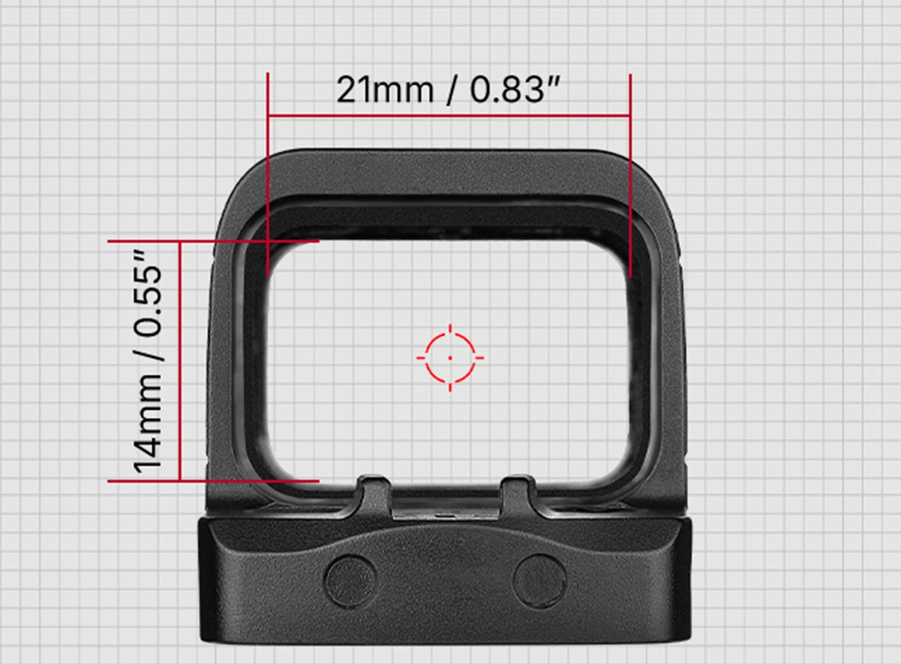 Osight S 2 MOA Dot & 32 MOA Circle with OAL