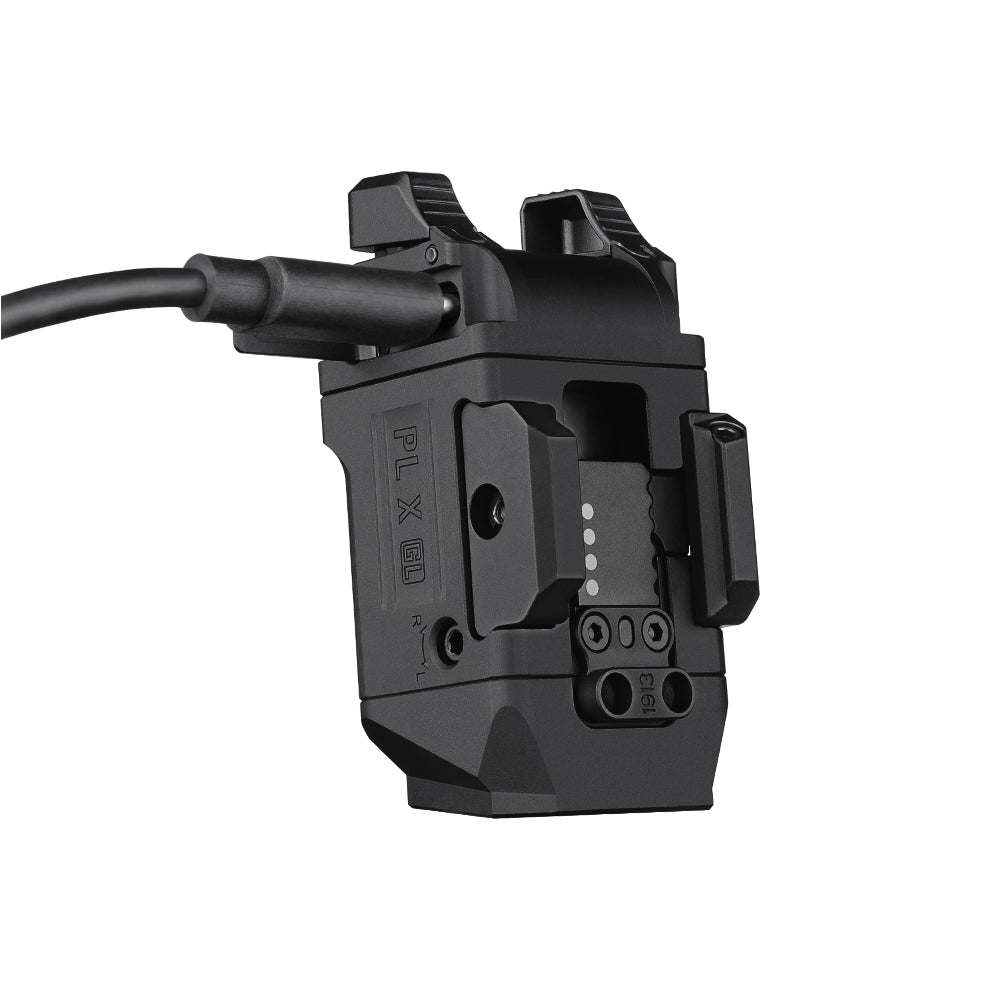 PL X GL 3-in-1 Rail-Mounted Light: Floodlight, Spotlight & Green Beam