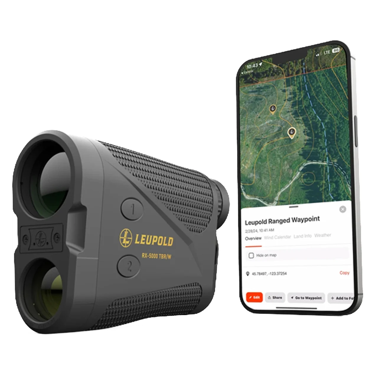 Leupold RX-5000 TBR/W GPS Technology Rangefinder