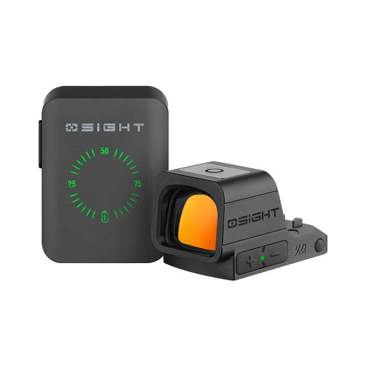 Osight XR Enclosed Red Dot Sight with Ruggedized Miniature Reflex Footprint and 2/6+32 MOA Multi-Reticle System
