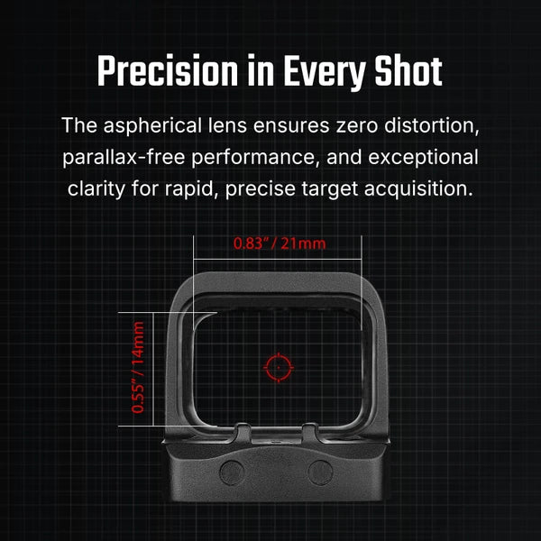 Osight SE 2 MOA Dot & 32 MOA Circle
