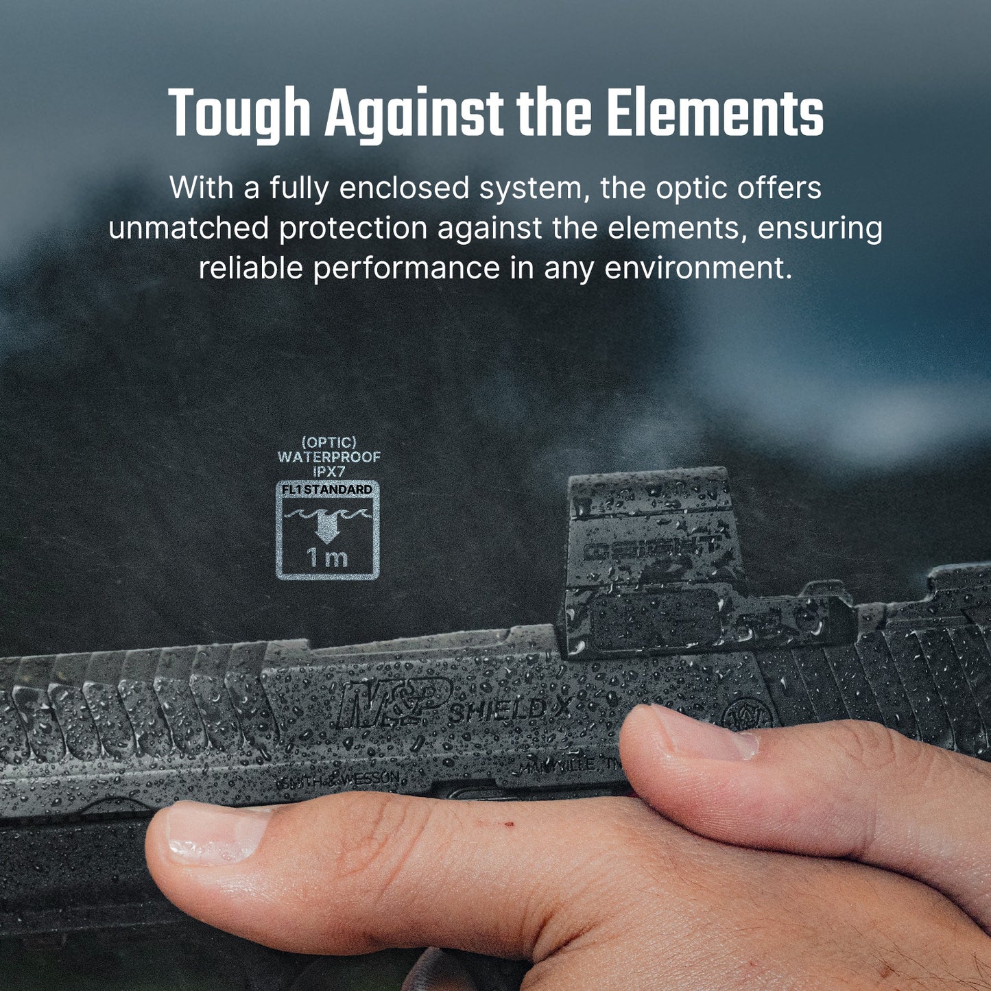 Osight SE RMSc Footprint Enclosed 6 MOA Green Dot Sight with Side-Loading Battery