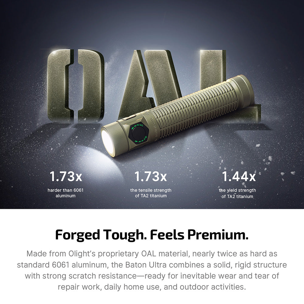 Baton Ultra / 4 Pro: Dual Switch High Lumen Compact EDC Flashlight