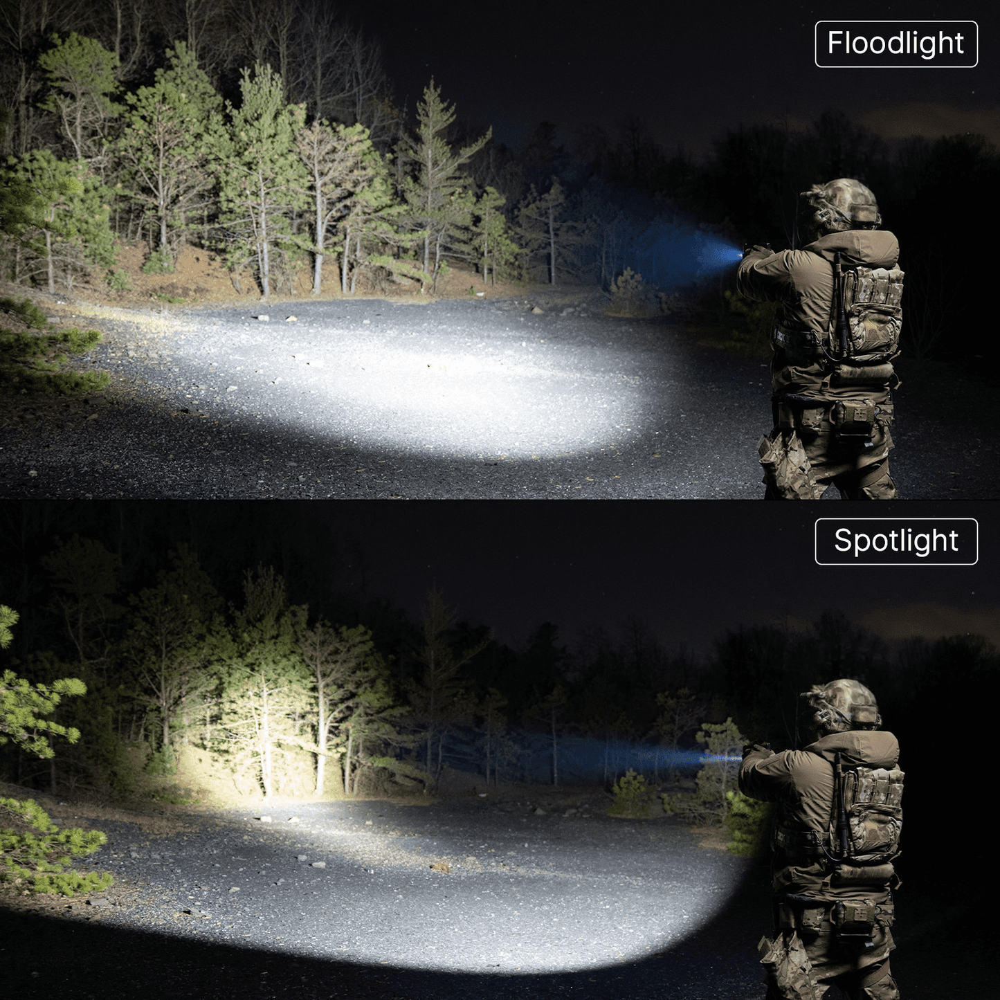 PL X Tactical Weapon Light 1,200 Lumens Dual Beams