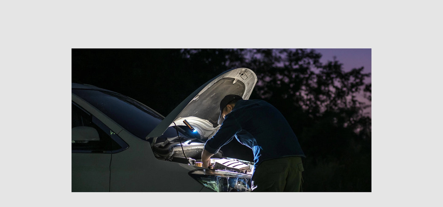 Arkfeld Pro Flat EDC Flashlight with LED Light UV and Laser