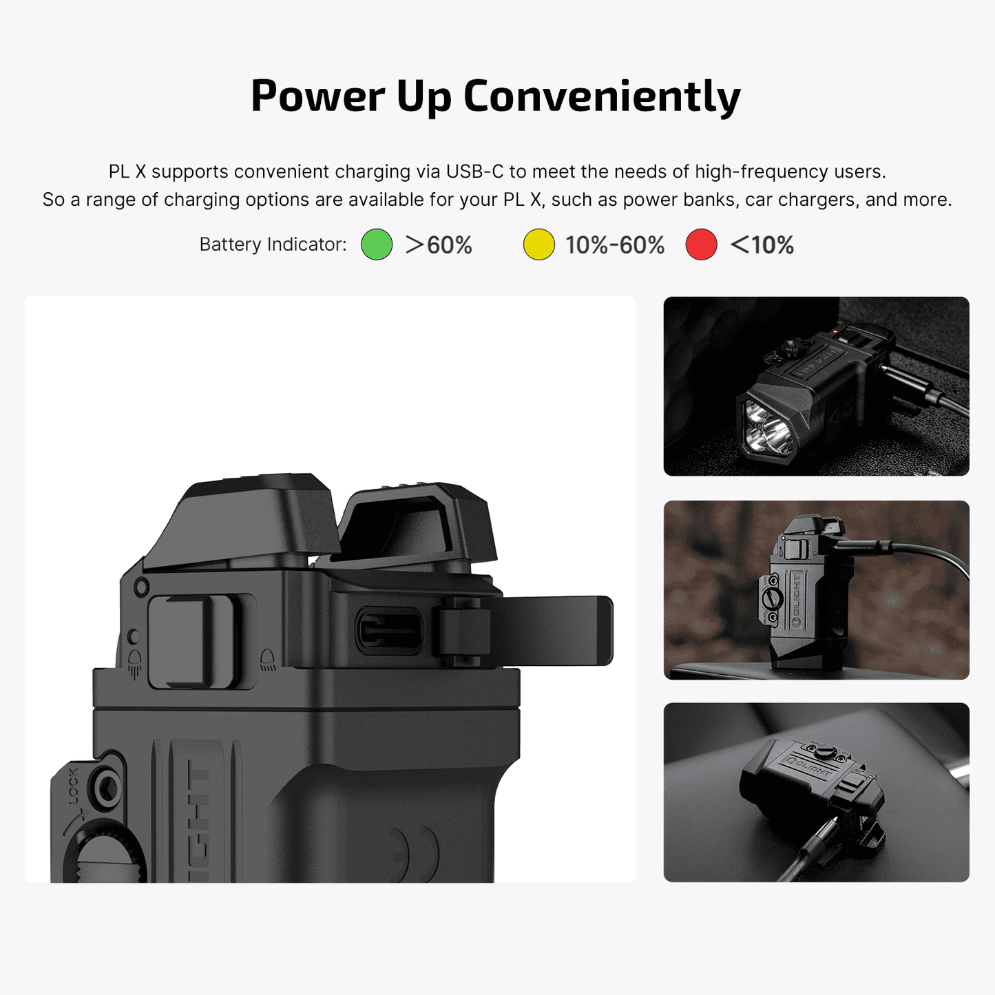 PL X Tactical Weapon Light 1,200 Lumens Dual Beams
