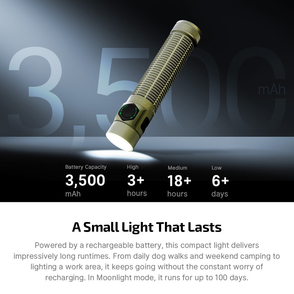 Baton Ultra / 4 Pro: Dual Switch High Lumen Compact EDC Flashlight