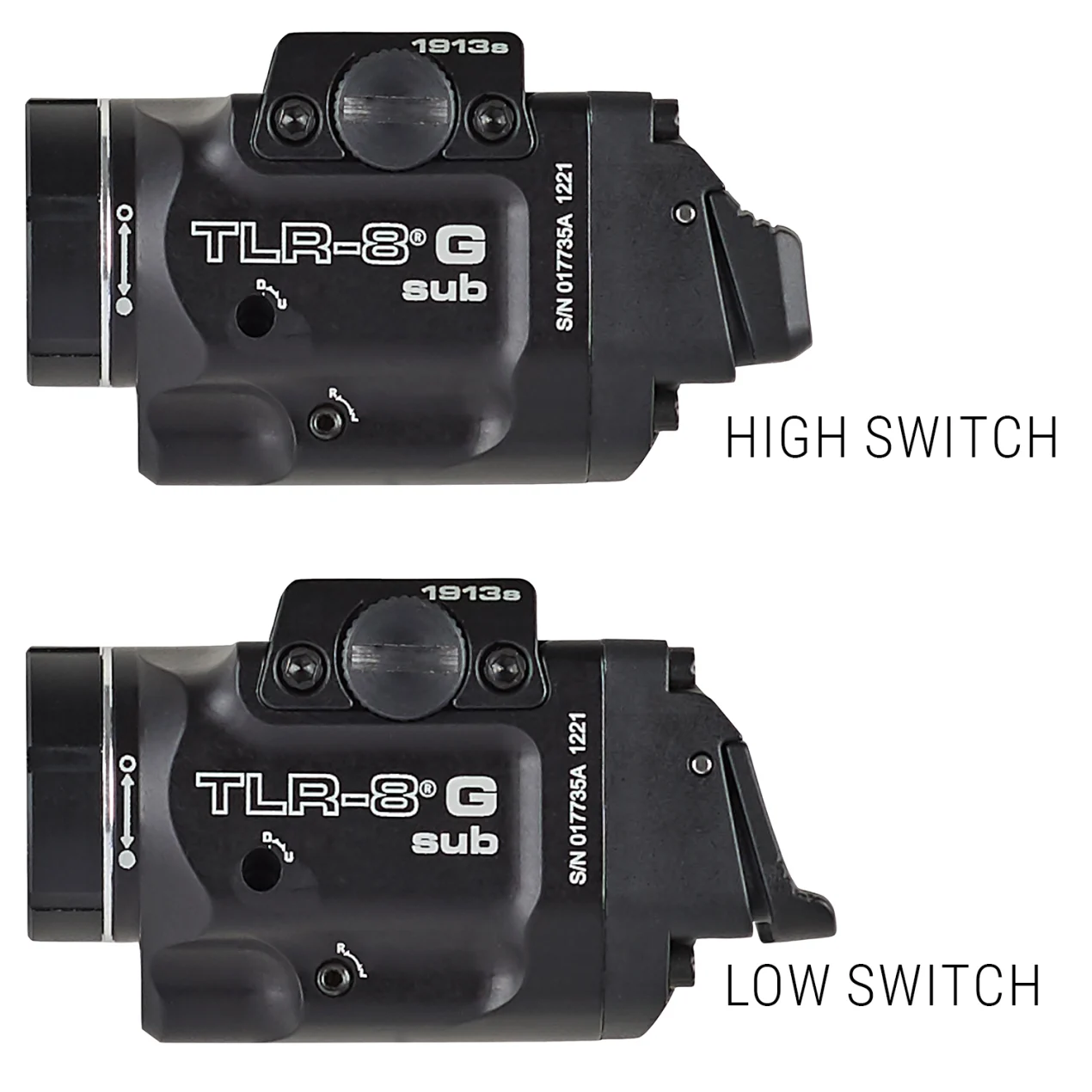 Streamlight TLR-8 Sub 1913 Rail Mounted Light & Laser