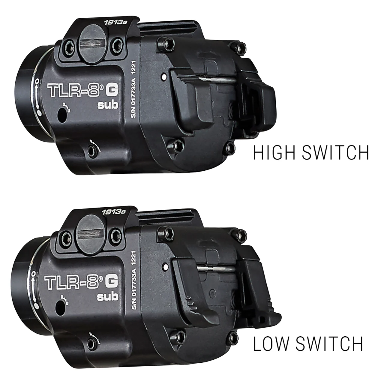 Streamlight TLR-8 Sub 1913 Rail Mounted Light & Laser