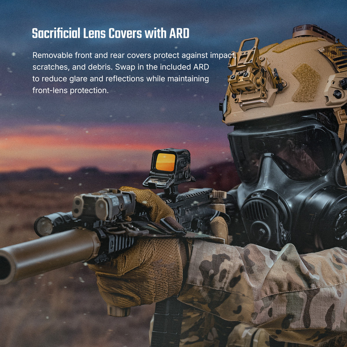 Osight R Enclosed Red Dot Sight with Multi-Reticle System