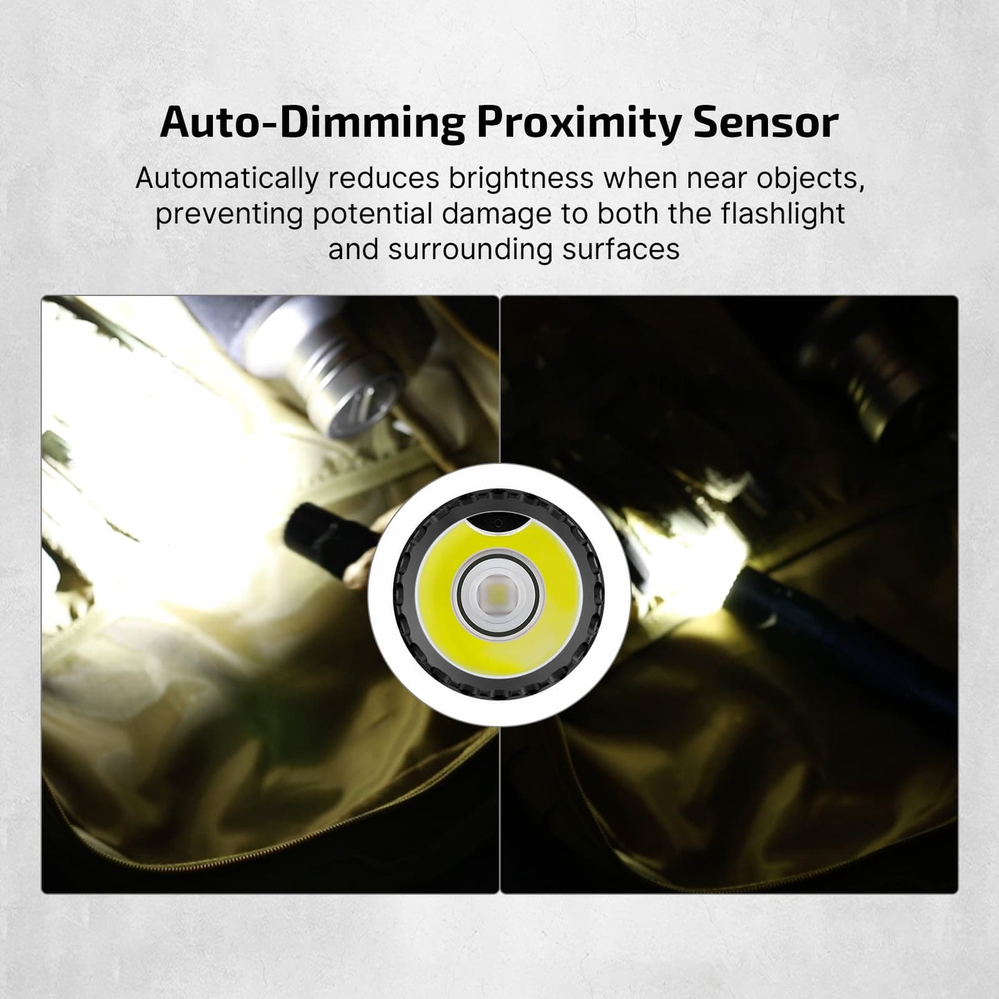 Warrior Ultra 2500 Lumens Tactical Flashlight with OAL Material