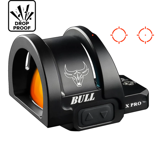 Cyelee Bull X PRO, Red 2 MOA Dot & 26 MOA Circle, For RMR/407C/507C Footprint