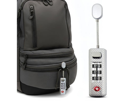 TSA-Approved 3-Digit Combination Zipper Luggage Lock