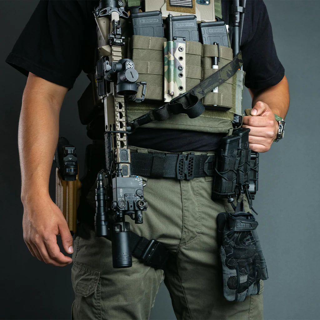 KORE MULTICAM BLACK MOLLE BATTLE BELT: COMPLETE KIT