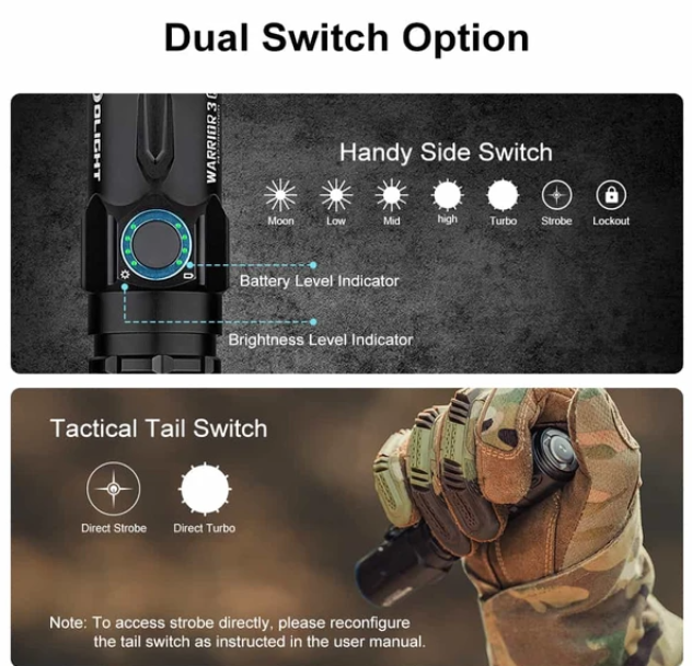Warrior 3S Tactical Flashlight